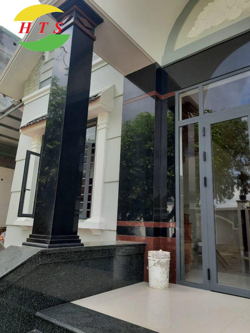 Granite Đen Kim Sa ốp cột